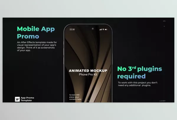 Videohive – Mobile Phone App Mockup Kit Download 53422289