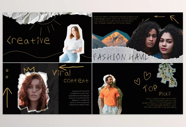 Videohive – Creative Crumbled Paper Slides for FCPX Download 53419551