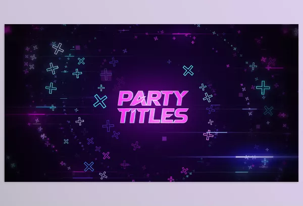 Videohive – Party Titles – Premiere Pro Download 53657859