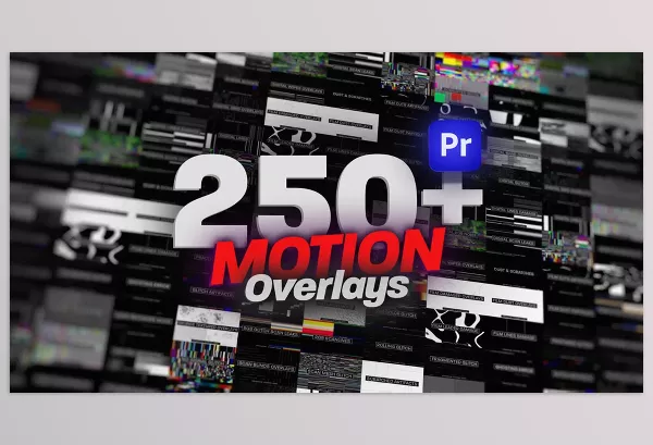 Videohive – Animated Motion Overlays Pack For Premiere Pro Download 5374748