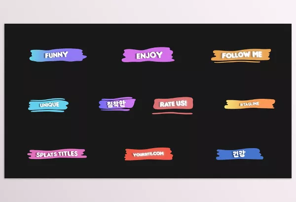 Videohive – Cartoon Liquid Plate Titles for Premiere Pro Download 53645338