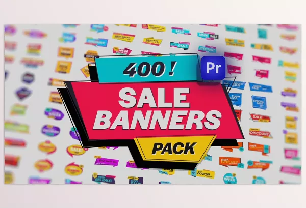 Videohive – Animated Sale Banners Pack for Premiere Pro Download 54090327 (Editable & Responsive Black Friday Discounts)