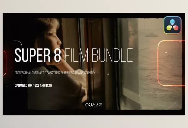 Videohive – Super 8 Film Bundle for Davinci Resolve Download 52834901