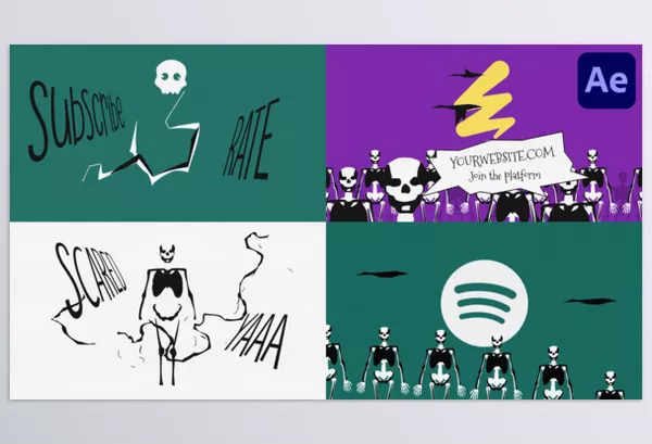Videohive – Halloween Logo Event Promo for After Effects Download 54499763