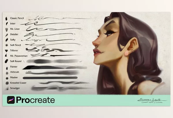 Esben Lash – Procreate Brushpack Download