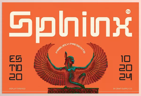 Creative Market – CS Sphinx Futuristic Font Download 288089733