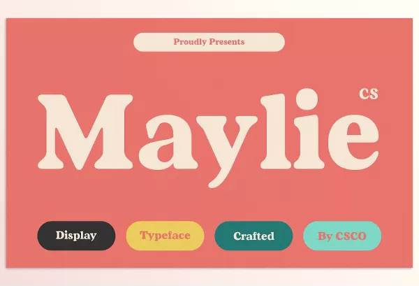 Creative Market – CS Maylie Retro Font Download 289629662