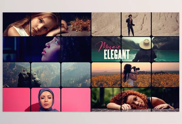 Videohive – Slideshow Mosaic Multi Screen Download 48999879