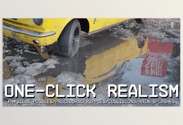 Blender – Physical Puddles Pro Addon Download v4.2