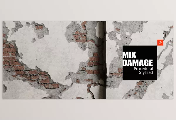 Blender – Mix Damage Download v1.0 (24 Procedural Destructions, Materials)