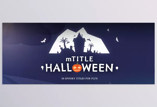 MotionVFX – mTitle Halloween for Final Cut Pro Download (Mac)