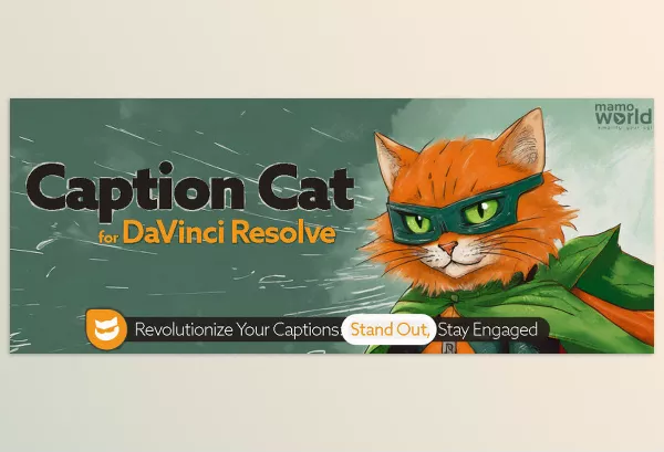 Aescripts – Caption Cat for Resolve Download v1.2.003 (Win, Mac)