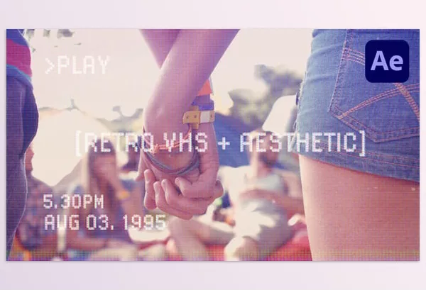 Videohive – Retro VHS Aesthetic Titles Download 56475922