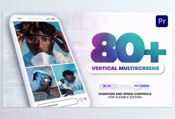 Videohive – Vertical Multiscreen Transitions Download 56656686