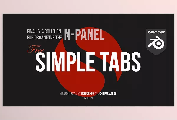 Blender – Simple Tabs Download v1.2.4