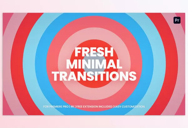 Videohive – Minimal Transitions Premiere Pro Download 56900519
