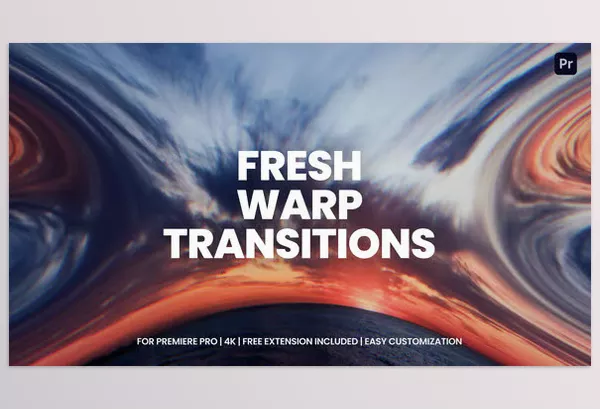 Videohive – Distortion Transitions Premiere Pro Download 57027616