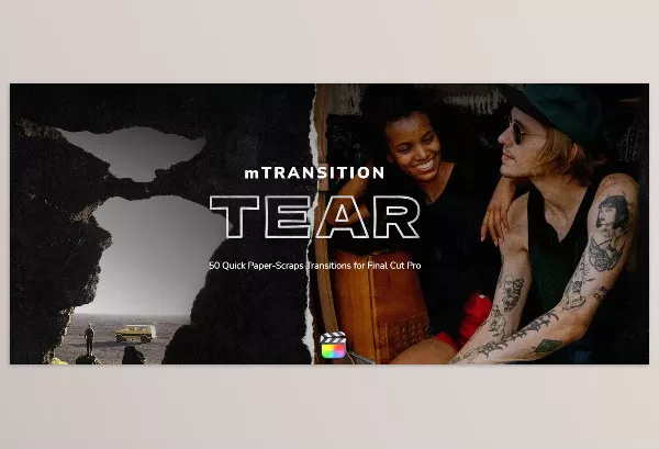 MotionVFX – mTransition Tear for Final Cut Pro Download
