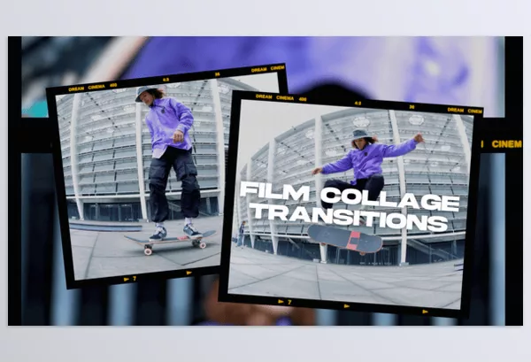 Videohive – Film Collage Transitions Download 57356419