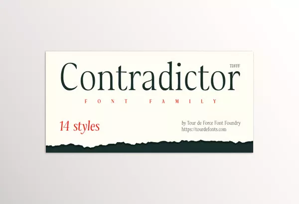 MyFonts – Contradictor Font Family Download