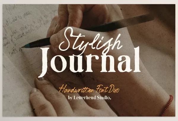 Creative Market – Stylish Journal A Handwritten Font Download 291302094