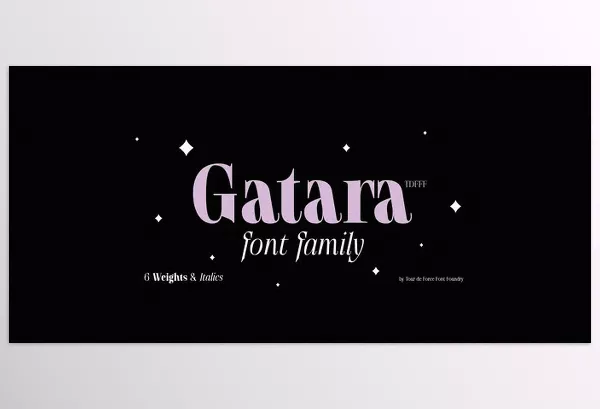 MyFonts – Gatara Font Family Download