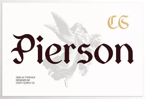 Creative Market – CS Pierson Gothic Font Download 291255761