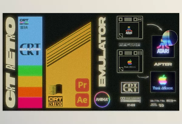 Gumroad – CRT Retro for Premiere Pro and AE Download