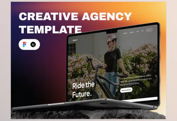 Ui8 – Elektra E bike landing template Download