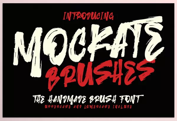 Creative Market – Mockate Brushes Handmade Font Download 291341804
