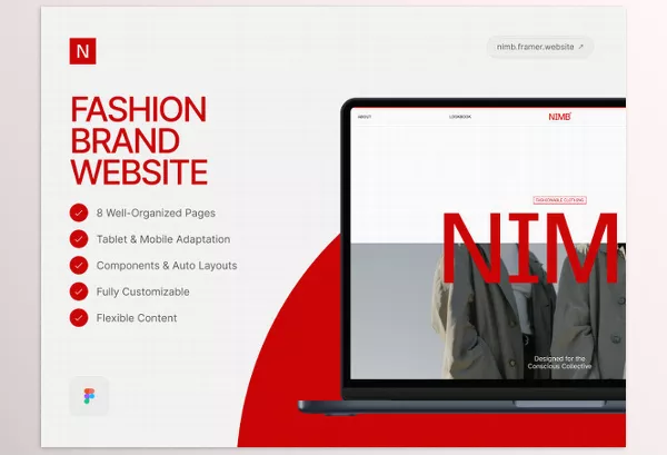 UI8 – NIMB Fashion Brand Website Download