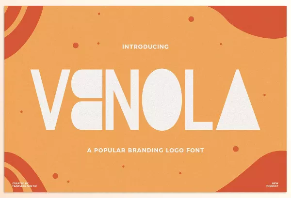 Creative Market – Venola Branding Logo Font Download 291376159