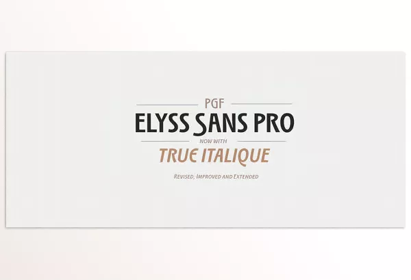MyFonts – PGF Elyss Sans Pro Font Family Download