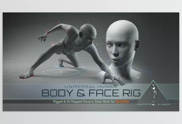 Gumroad – Universal Human Body and Face Rig Download v3.0.2