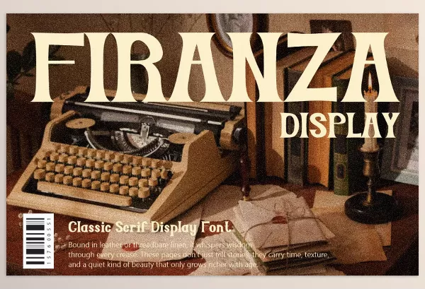 Creative Market – Firanza Display Classic Serif Font Download 291534673