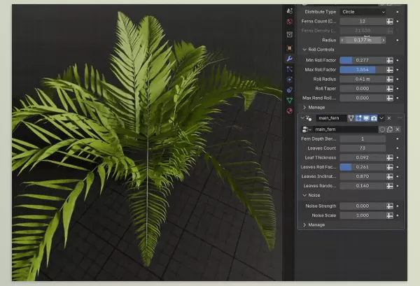 Gumroad – Procedural Fern Plant (Blender Geometry-Nodes) Download