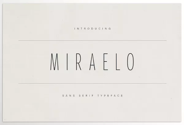 Creative Market – MIRALEO Elegant Modern Sans Serif Download 291517242