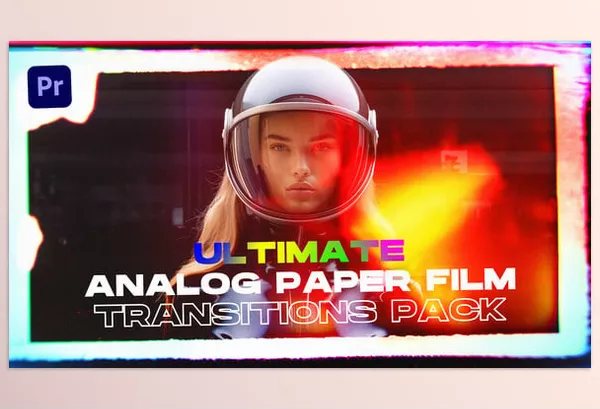 Videohive – Ultimate Analog Paper Film Transitions Pack | Premiere Pro Download 49823373