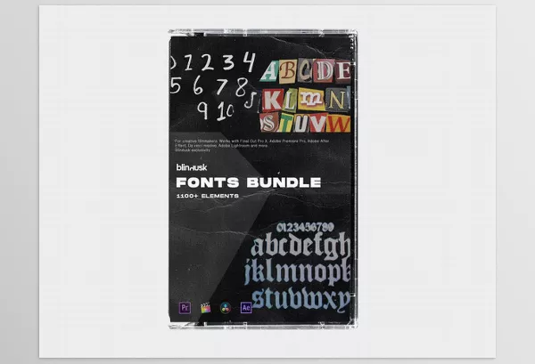 Blindusk – FONTS BUNDLE Download