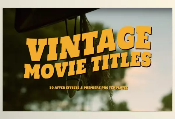 Pixflow – Animated Vintage Movie Titles Download